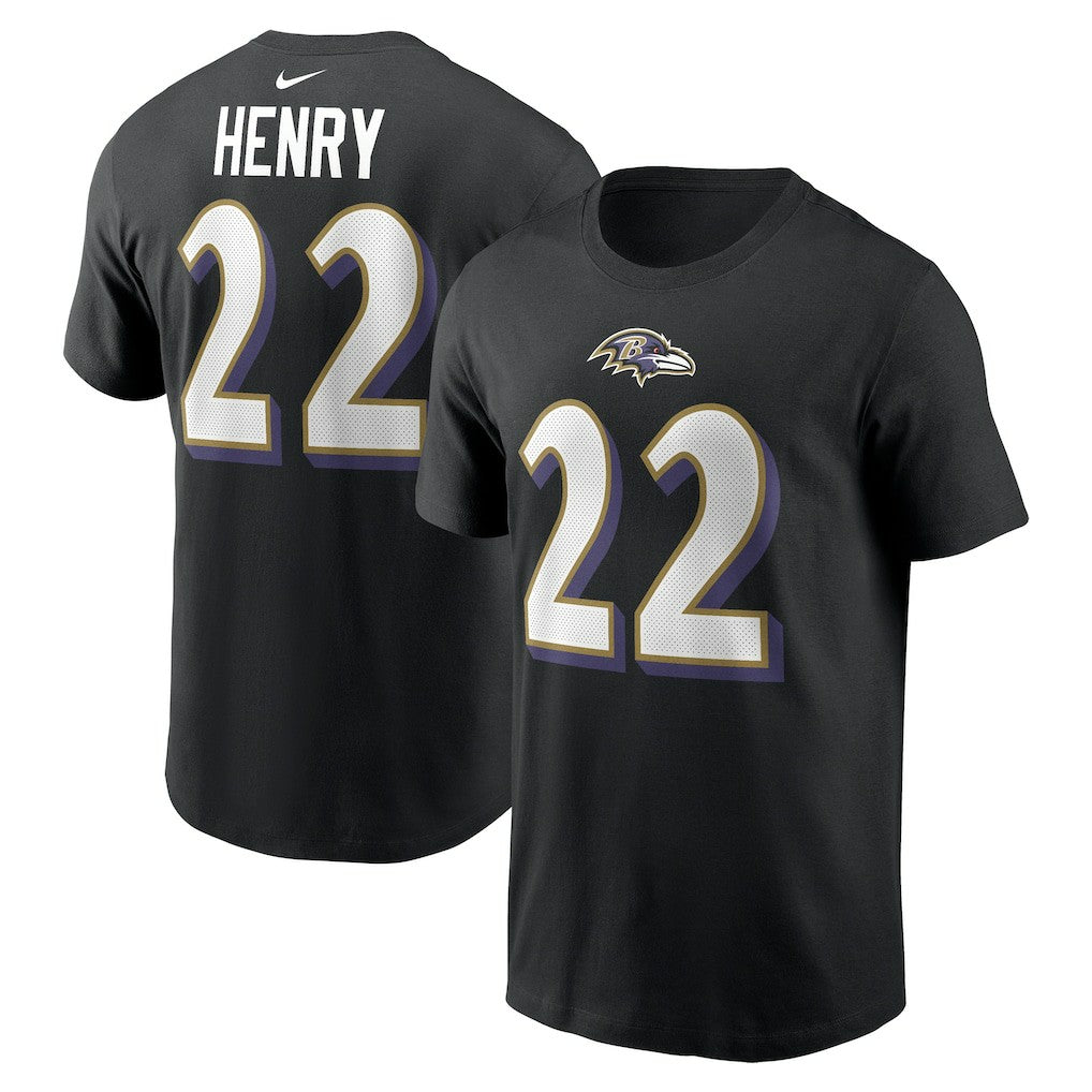 Baltimore Ravens Nike Derrick Henry  Player Name & Number T-Shirt