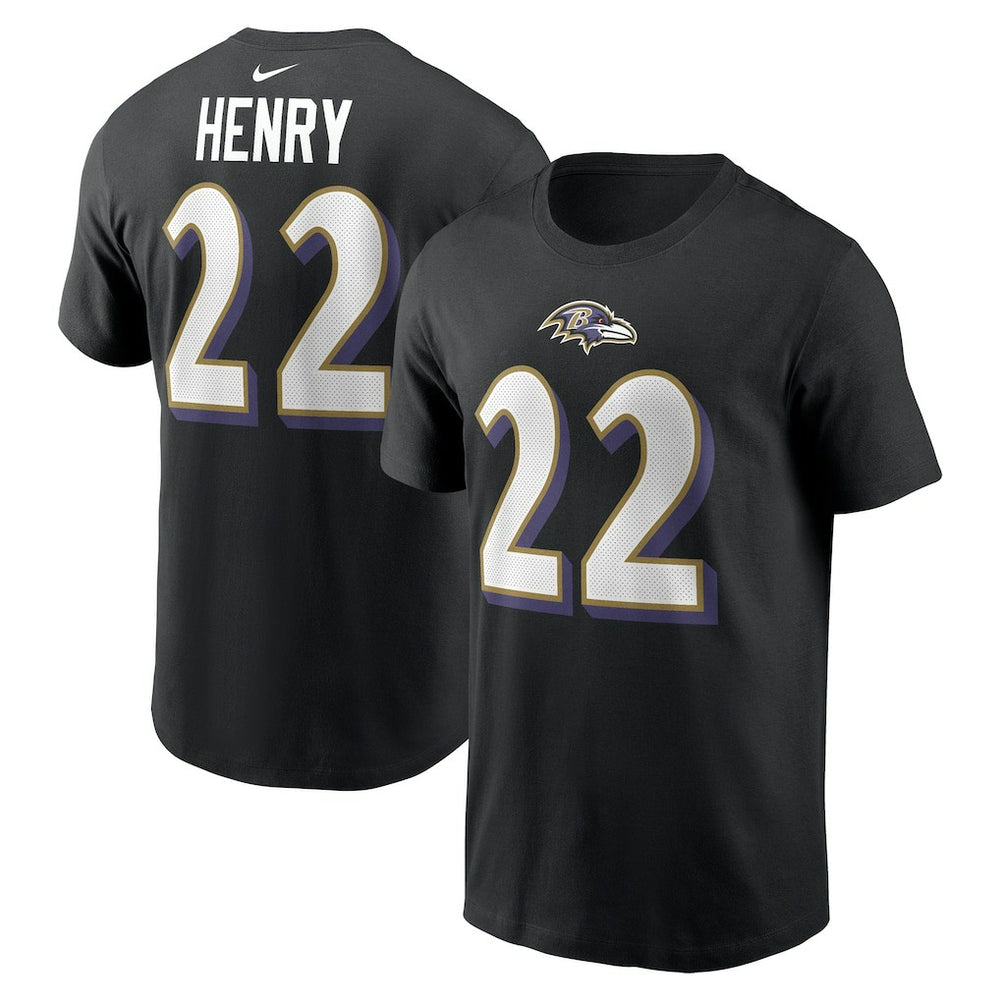 Baltimore Ravens Nike Derrick Henry  Player Name & Number T-Shirt