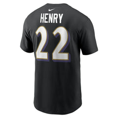 Baltimore Ravens Nike Derrick Henry  Player Name & Number T-Shirt