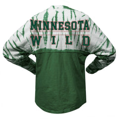 Minnesota Wild Spirit Jersey Unisex Crystal Half Dye Long Sleeve T-Shirt Discount