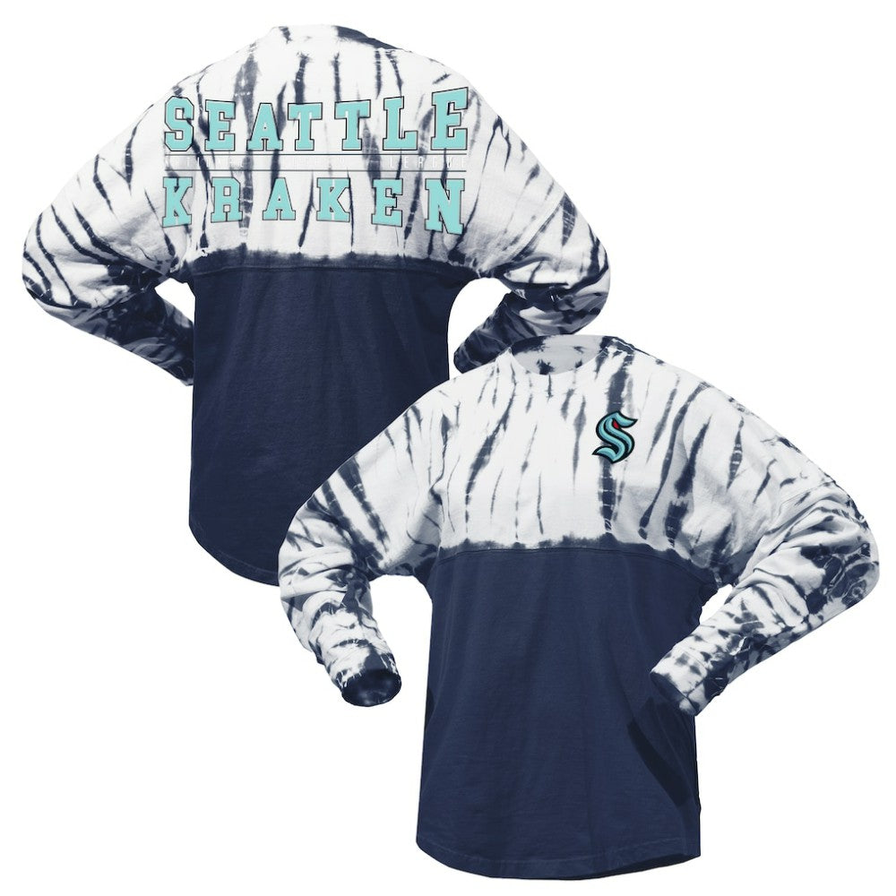 Seattle Kraken Spirit Jersey Unisex Crystal Half Dye Long Sleeve T-Shirt Discount