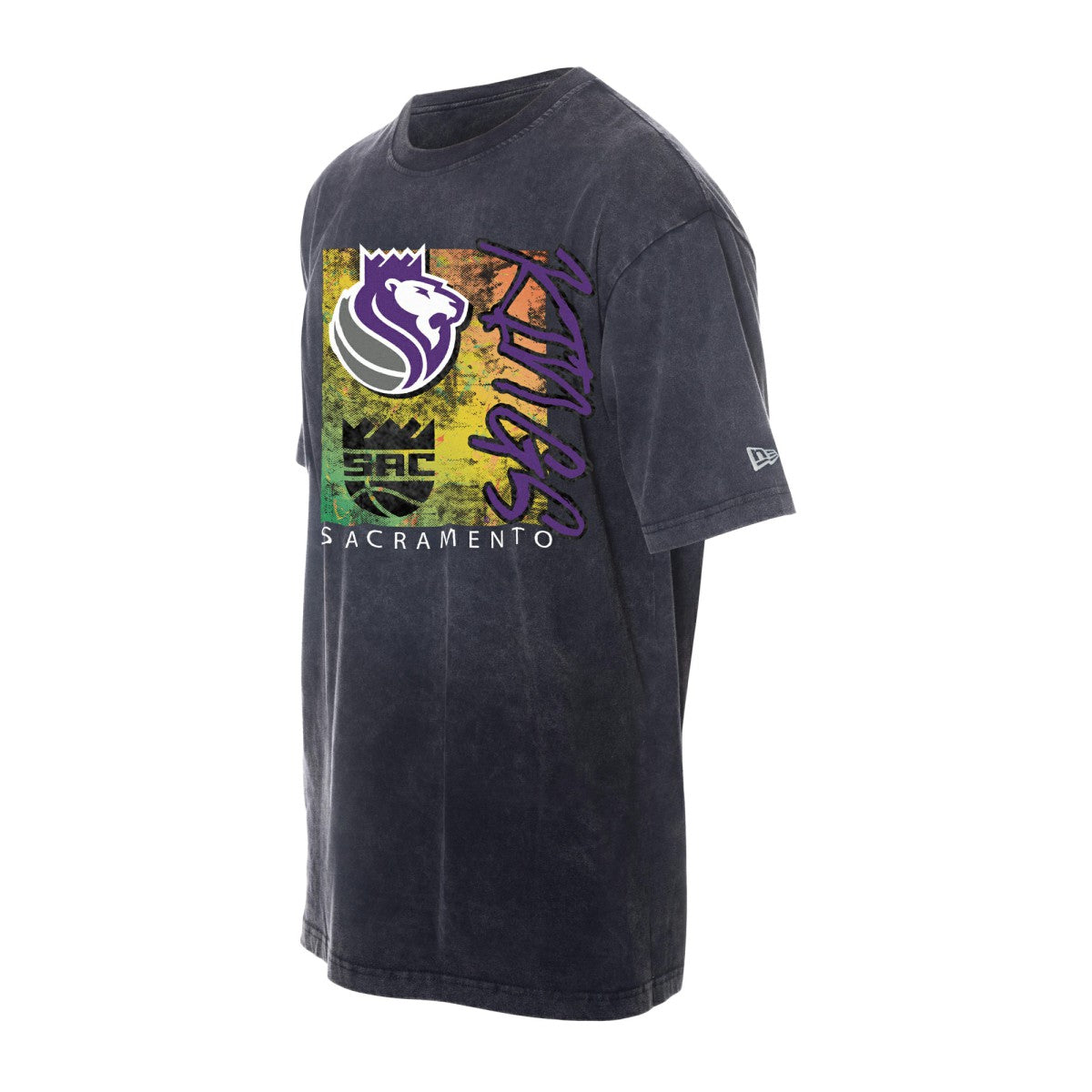 Sacramento Kings Distressed Sport Classics Enzyme Washed T-Shirt New