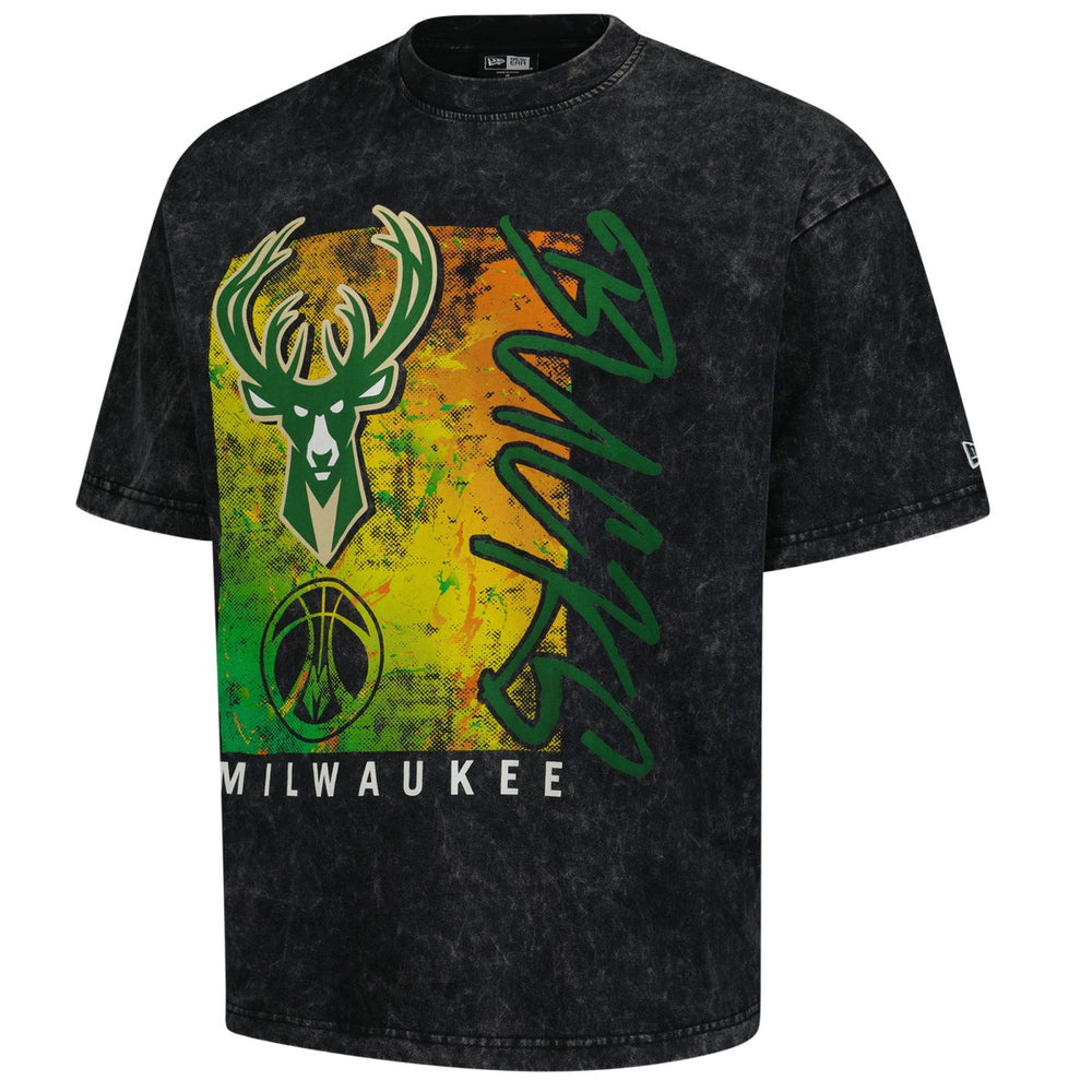 Milwaukee Bucks Sport Classics Enzyme Washed T-Shirt On Sale