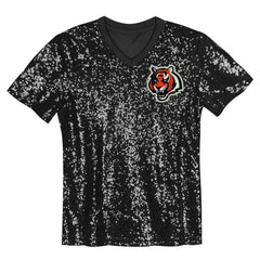 Cincinnati Bengals  Joe Burrow  Women's Player Name & Number V-Neck Fashion Jersey