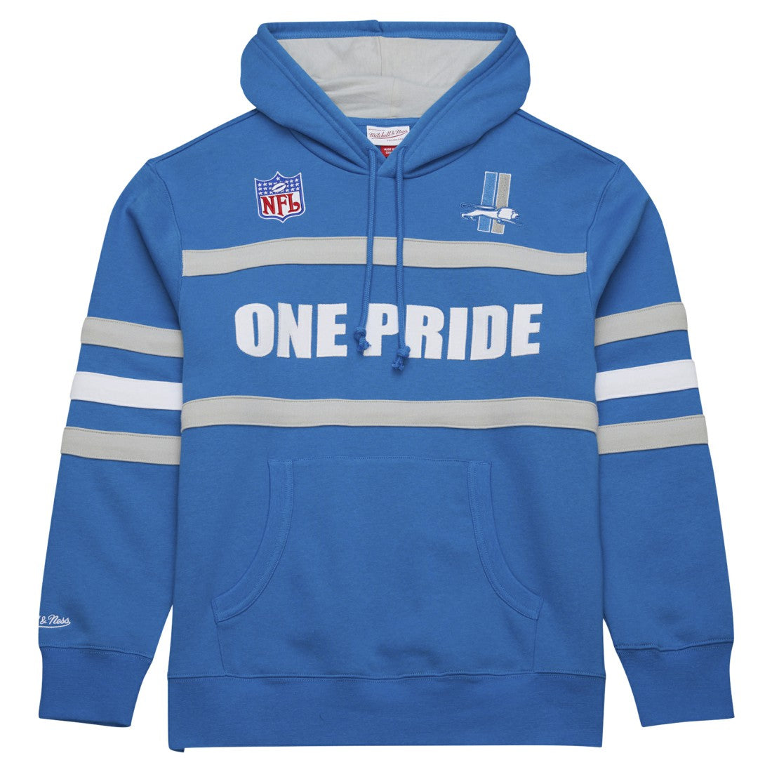 Detroit Lions  Vintage Logo Head Coach Fleece Pullover Hoodie