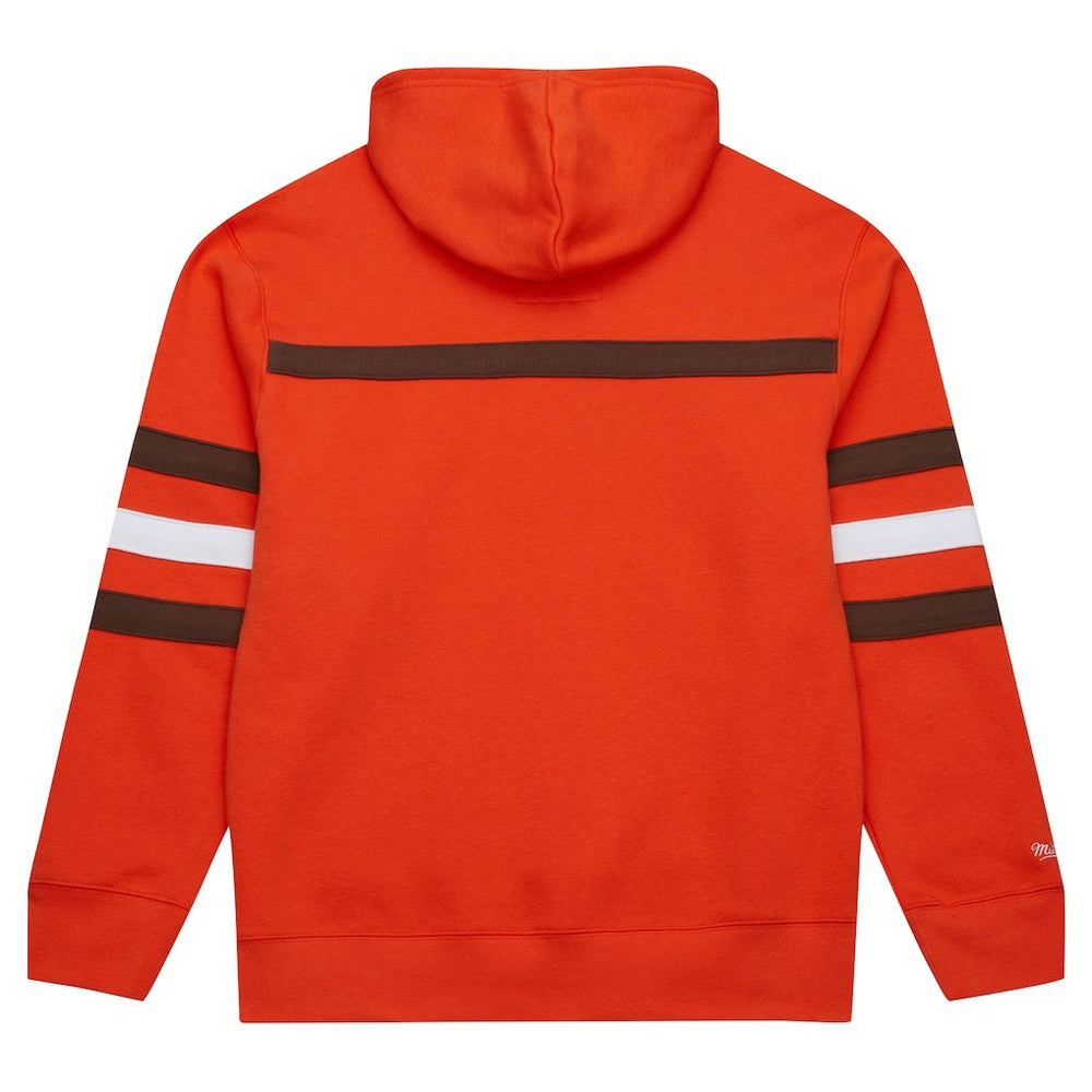 Cleveland Browns  Vintage Logo Head Coach Fleece Pullover Hoodie