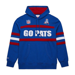 New England Patriots  Vintage Logo Head Coach Fleece Pullover Hoodie