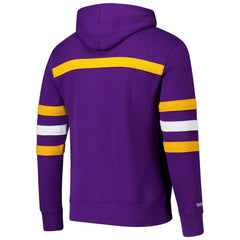 Minnesota Vikings  Vintage Logo Head Coach Fleece Pullover Hoodie
