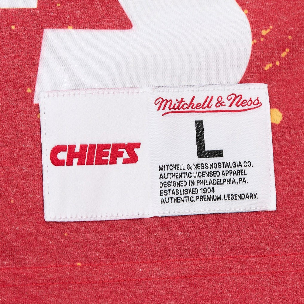 Kansas City Chiefs Mitchell & Ness Team Burst Vintage Logo T-Shirt