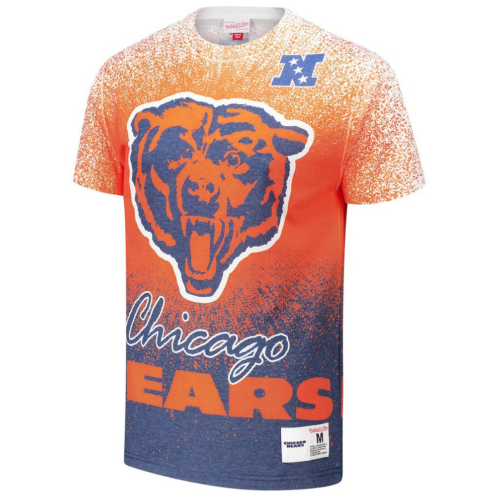 Chicago Bears Mitchell & Ness Team Burst Vintage Logo T-Shirt