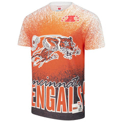 Cincinnati Bengals Mitchell & Ness Team Burst Vintage Logo T-Shirt