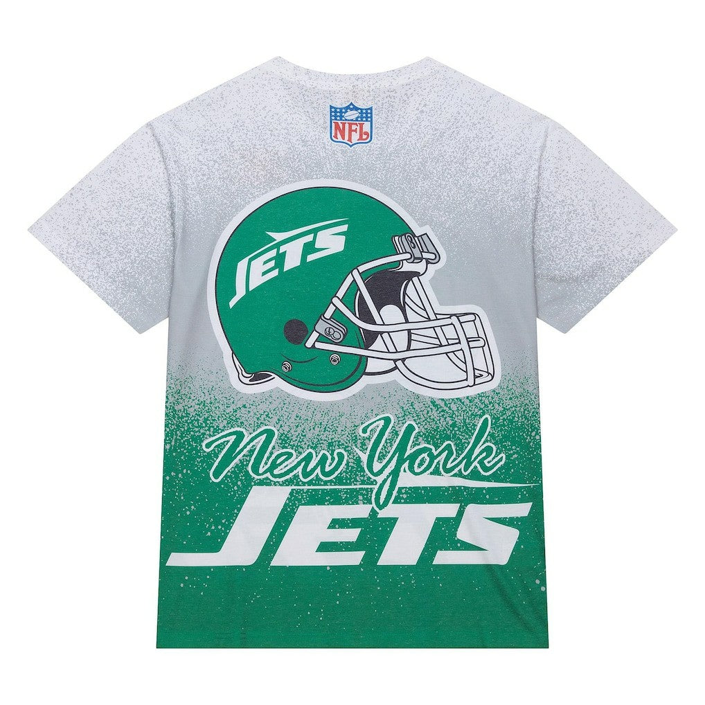 New York Jets Mitchell & Ness Team Burst Vintage Logo T-Shirt