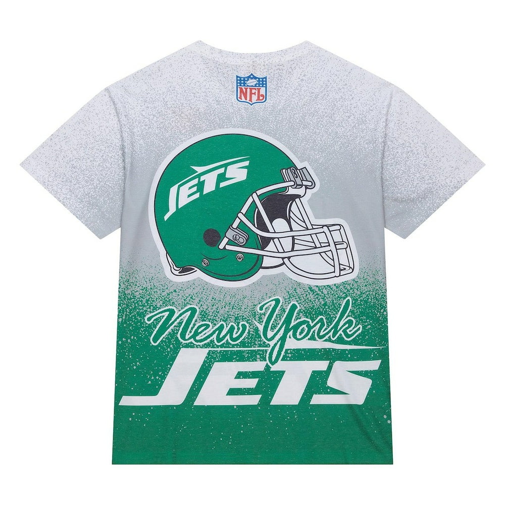 New York Jets Mitchell & Ness Team Burst Vintage Logo T-Shirt