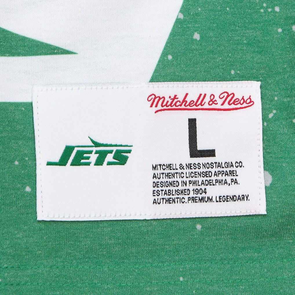 New York Jets Mitchell & Ness Team Burst Vintage Logo T-Shirt