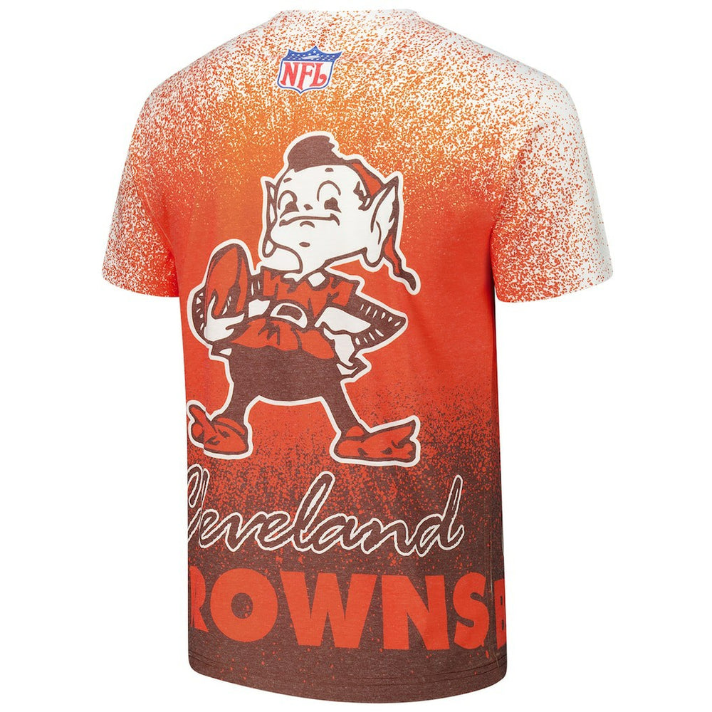 Cleveland Browns Mitchell & Ness Team Burst Vintage Logo T-Shirt