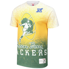 Green Bay Packers Mitchell & Ness Team Burst Vintage Logo T-Shirt