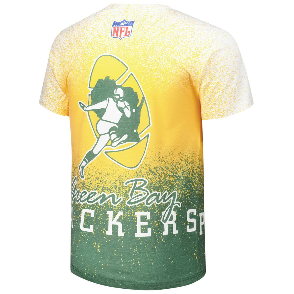 Green Bay Packers Mitchell & Ness Team Burst Vintage Logo T-Shirt
