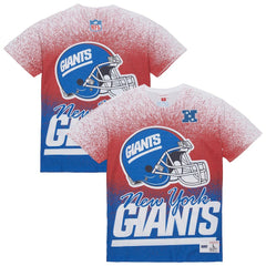 New York Giants Mitchell & Ness Team Burst Vintage Logo T-Shirt