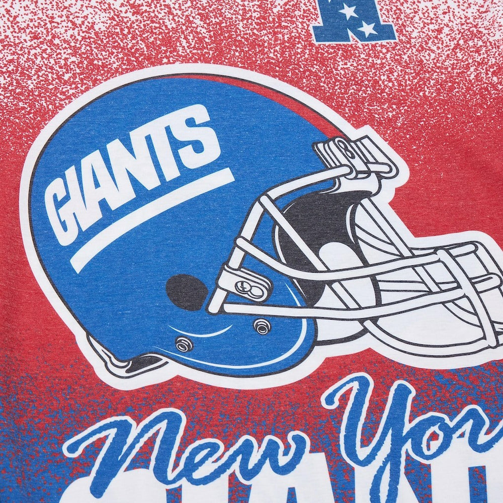New York Giants Mitchell & Ness Team Burst Vintage Logo T-Shirt