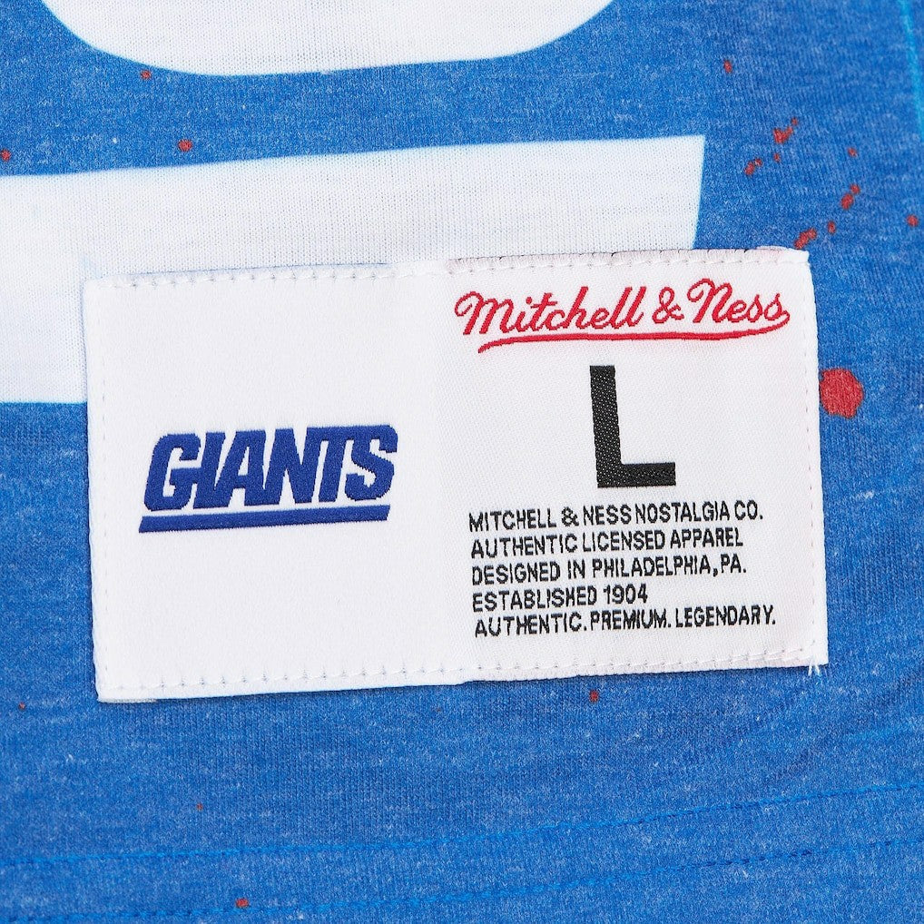 New York Giants Mitchell & Ness Team Burst Vintage Logo T-Shirt