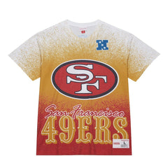 San Francisco 49ers Mitchell & Ness Team Burst Vintage Logo T-Shirt