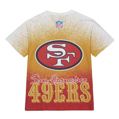 San Francisco 49ers Mitchell & Ness Team Burst Vintage Logo T-Shirt