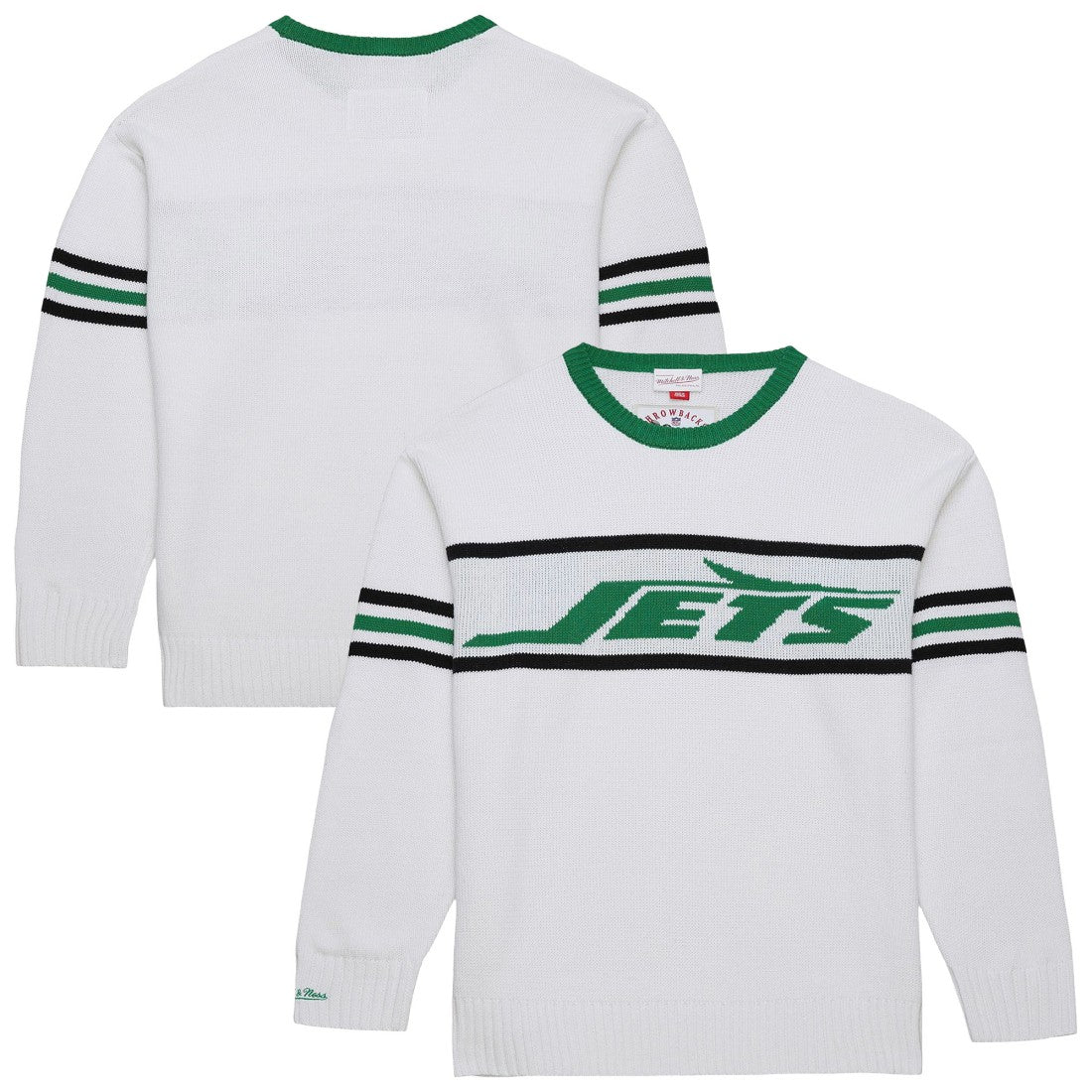 New York Jets Mitchell & Ness Throwback 1984 Pullover Sweater