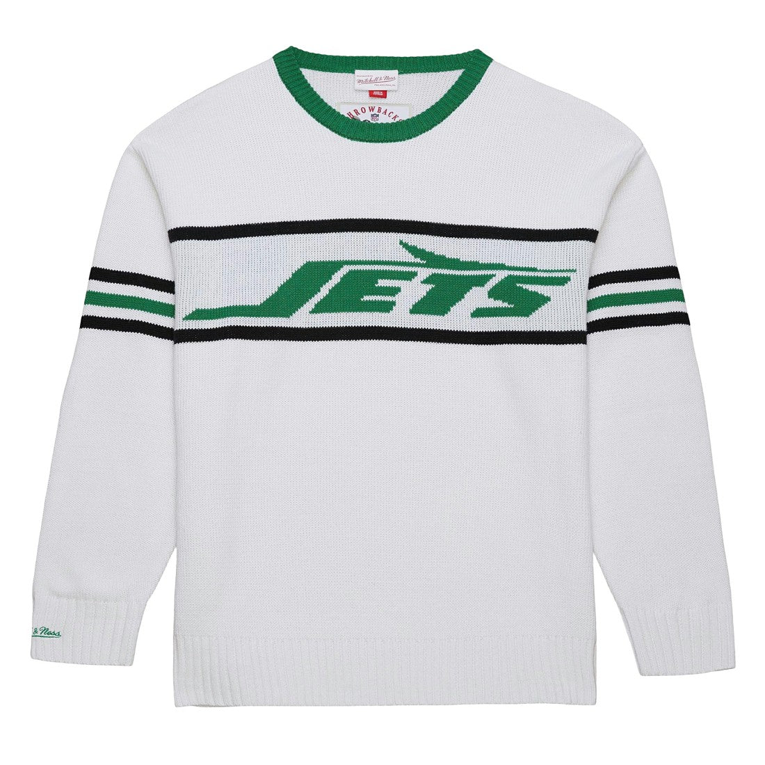 New York Jets Mitchell & Ness Throwback 1984 Pullover Sweater