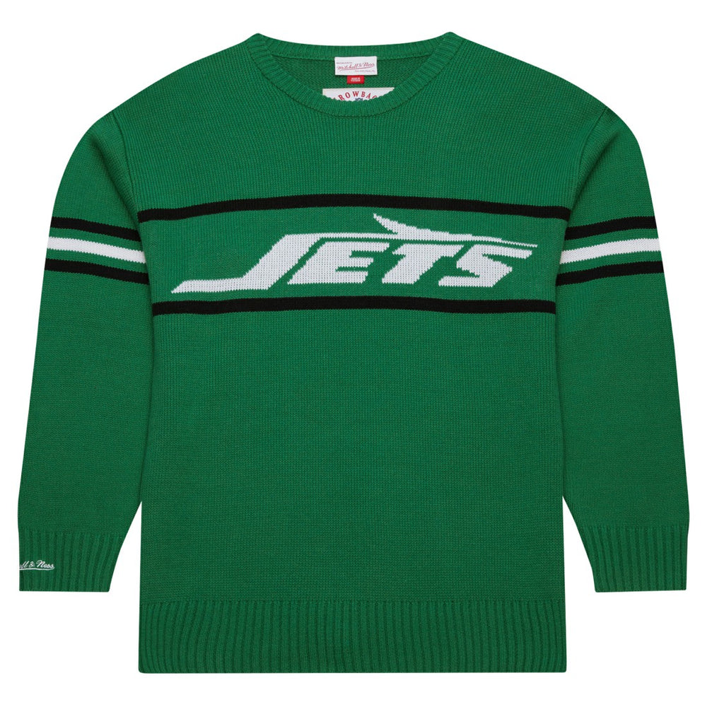 New York Jets Mitchell & Ness Throwback 1984 Pullover Sweater