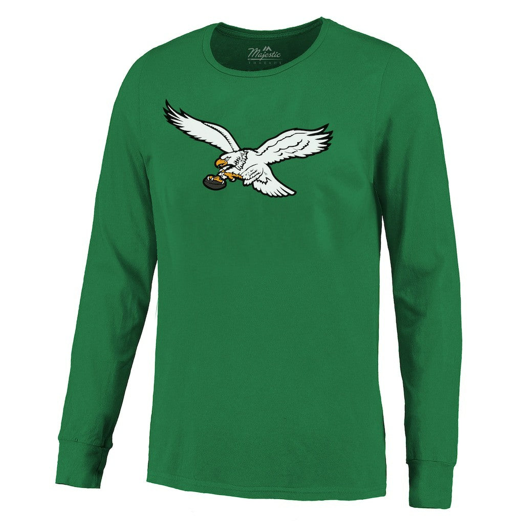 Philadelphia Eagles  Saquon Barkley  Majestic Threads Name & Number Long Sleeve T-Shirt