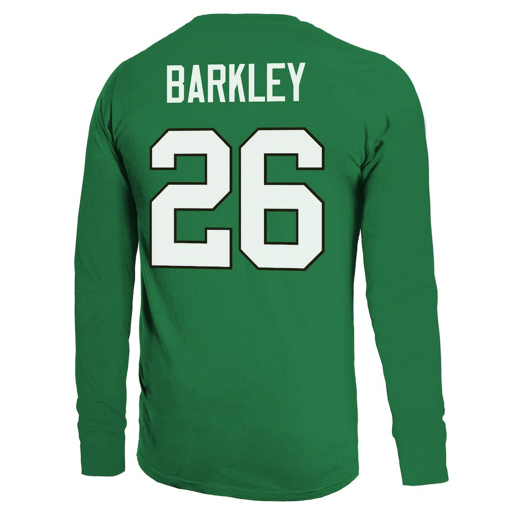 Philadelphia Eagles  Saquon Barkley  Majestic Threads Name & Number Long Sleeve T-Shirt