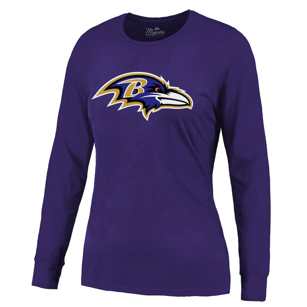 Baltimore Ravens  Derrick Henry  Majestic Threads Women's Name & Number Long Sleeve T-Shirt