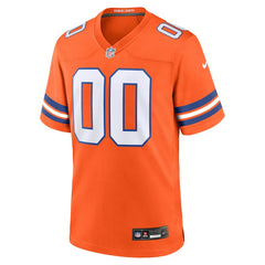 Denver Broncos Nike Youth 2nd Alternate Custom Replica Jersey