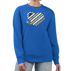 St. Louis Blues G-III 4Her by Carl Banks Women's Heart Graphic Pullover Sweatshirt Discount