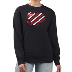 Detroit Red Wings G-III 4Her by Carl Banks Women's Heart Graphic Pullover Sweatshirt Sale