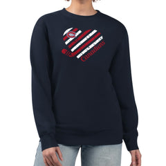 Montreal Canadiens G-III 4Her by Carl Banks Women's Heart Graphic Pullover Sweatshirt Outlet