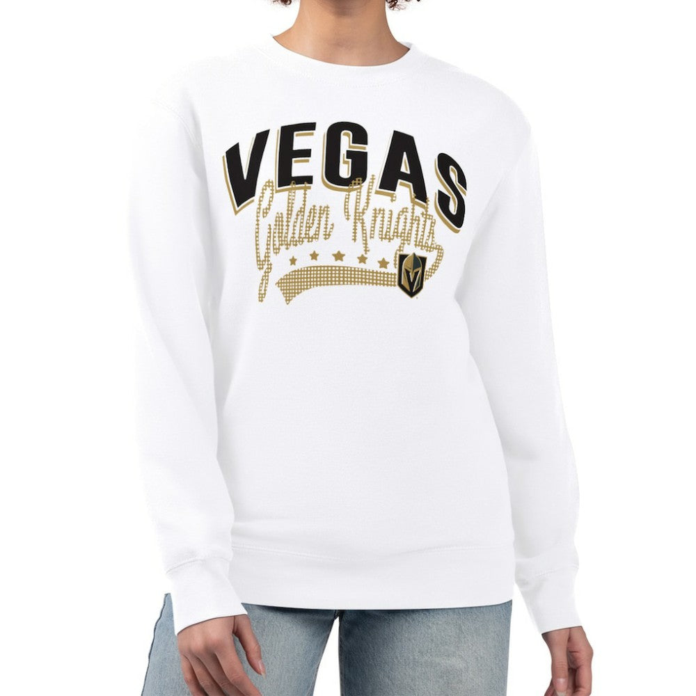 Vegas Golden Knights G-III 4Her by Carl Banks Women's Filigree Team Graphic Fleece Pullover Sweatshirt Online