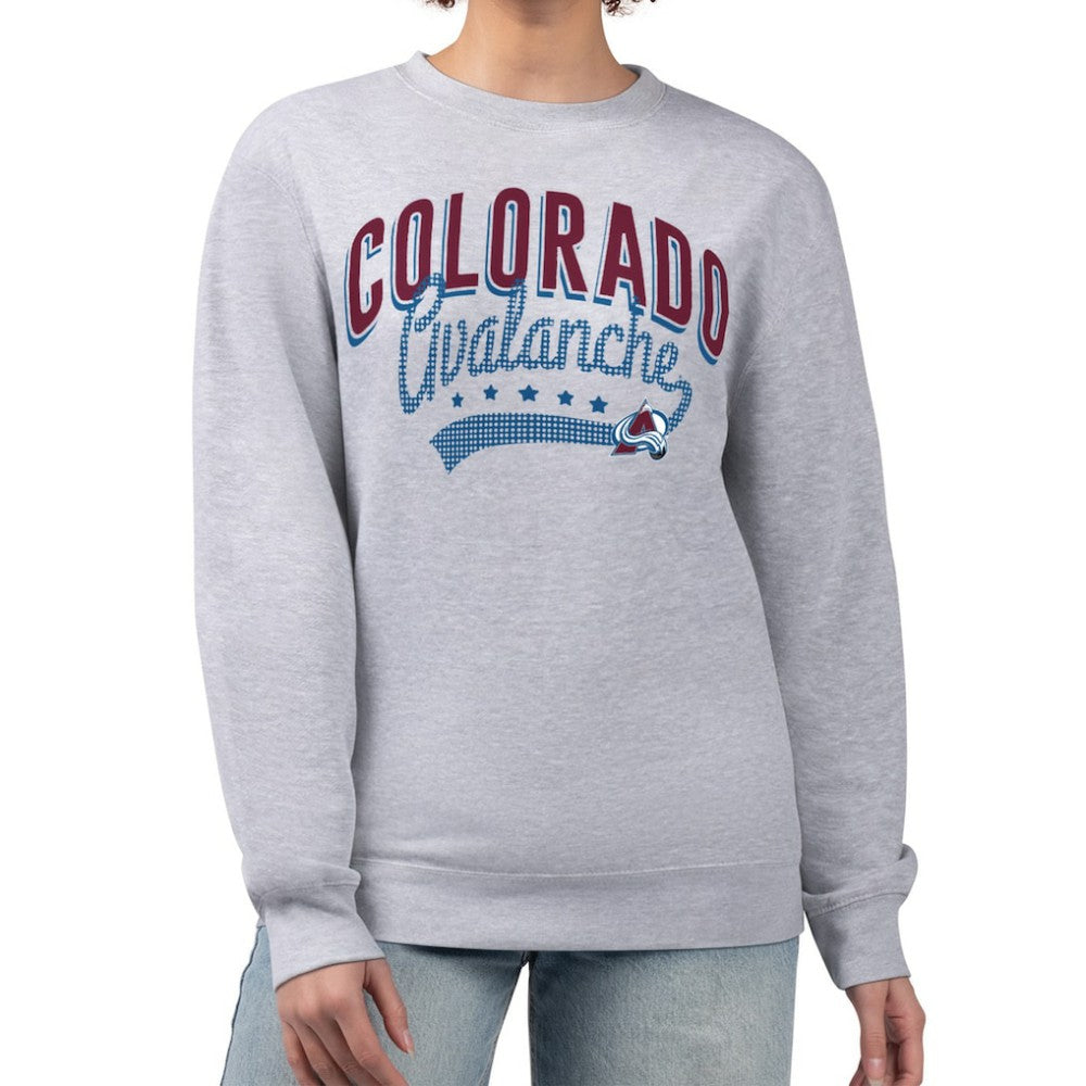 Colorado Avalanche G-III 4Her by Carl Banks Women's Filigree Team Graphic Fleece Pullover Sweatshirt Online