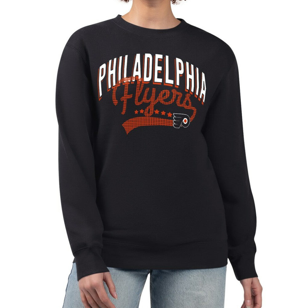Philadelphia Flyers G-III 4Her by Carl Banks Women's Filigree Team Graphic Fleece Pullover Sweatshirt Online