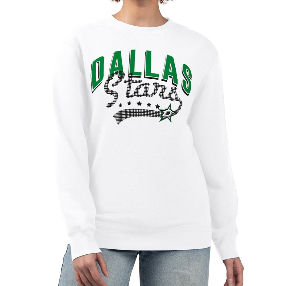 Dallas Stars G-III 4Her by Carl Banks Women's Filigree Team Graphic Fleece Pullover Sweatshirt Online