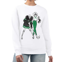 Dallas Stars G-III 4Her by Carl Banks Women's Hockey Girls Team Graphic Fleece Pullover Sweatshirt Outlet