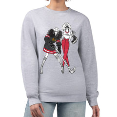 Chicago Blackhawks G-III 4Her by Carl Banks Women's Hockey Girls Team Graphic Fleece Pullover Sweatshirt For Sale
