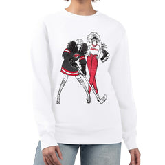 New Jersey Devils G-III 4Her by Carl Banks Women's Hockey Girls Team Graphic Fleece Pullover Sweatshirt Outlet