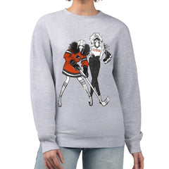 Philadelphia Flyers G-III 4Her by Carl Banks Women's Hockey Girls Team Graphic Fleece Pullover Sweatshirt Outlet