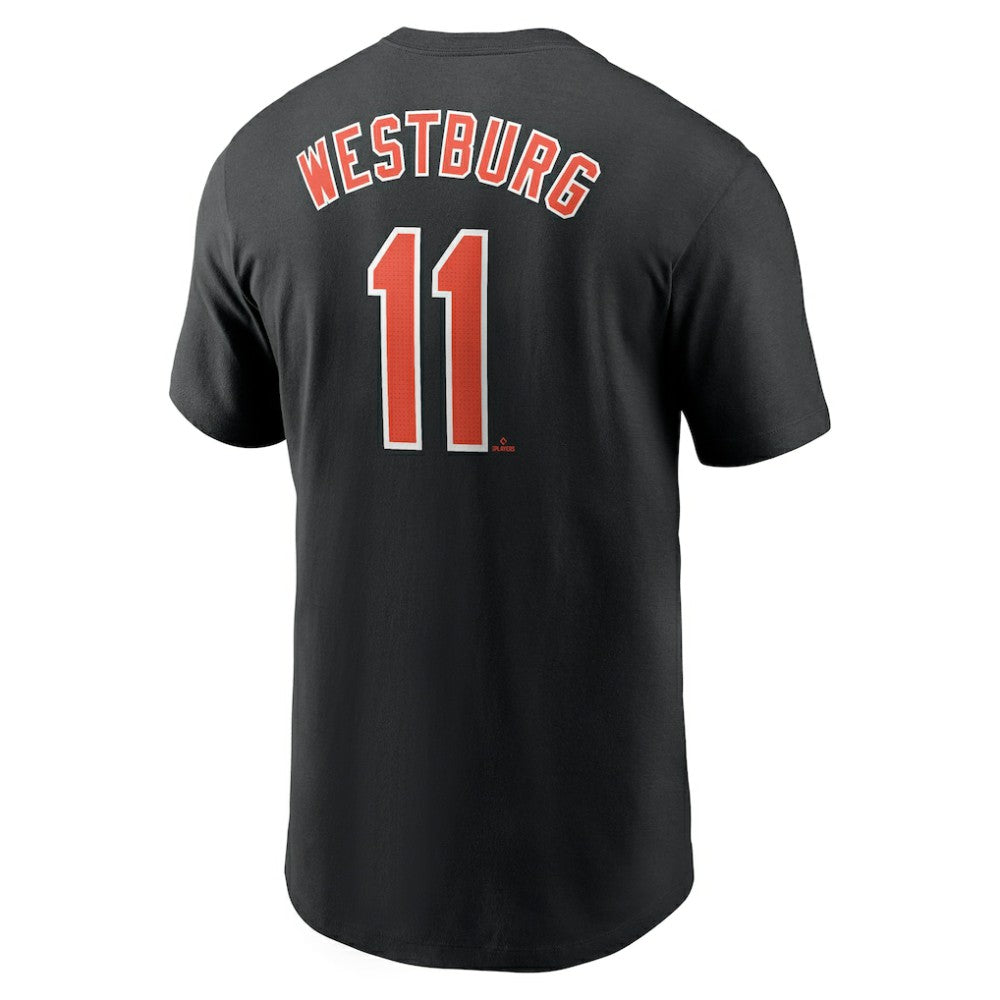 Jordan Westburg Baltimore Orioles Nike Fuse Name & Number T-Shirt | MLB For sale