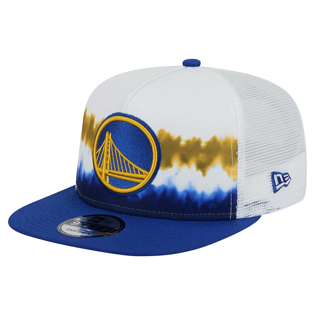 Golden State Warriors Dip-Dye 9FIFTY A-Frame Trucker Snapback Hat sale New