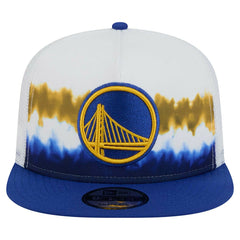 Golden State Warriors Dip-Dye 9FIFTY A-Frame Trucker Snapback Hat sale New