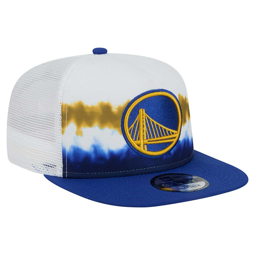 Golden State Warriors Dip-Dye 9FIFTY A-Frame Trucker Snapback Hat sale New
