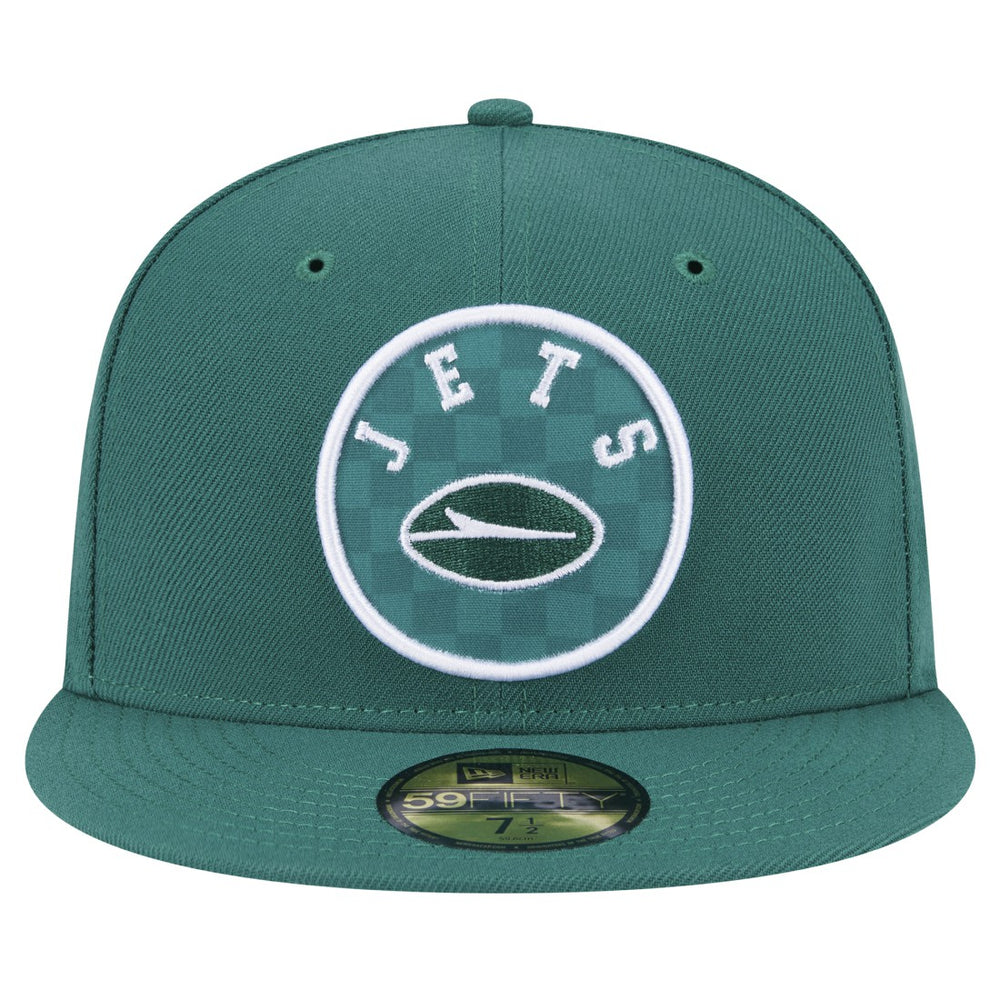 New York Jets New Era Checkered 59FIFTY Fitted Hat