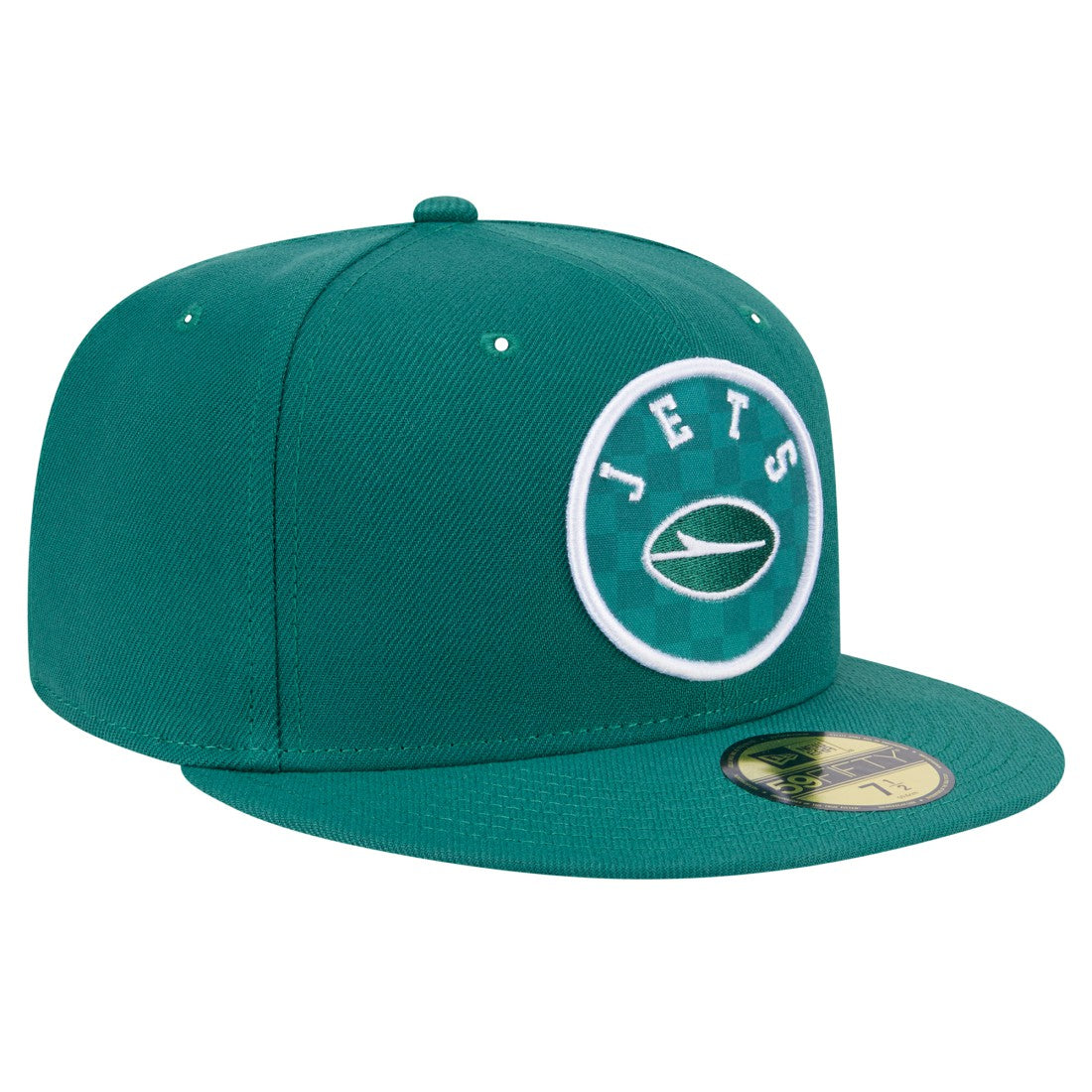 New York Jets New Era Checkered 59FIFTY Fitted Hat